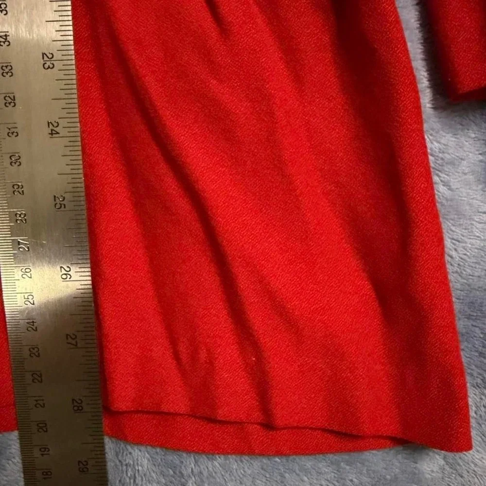 Red vintage 90s‎ Gemini USA blazer with satin details  Women Size L
